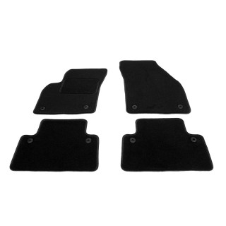 Automatten op maat - Volvo S40 2004-2012 - zwart stof | CGAM3376