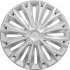Wieldoppen Radiant zilver 15 inch - 4 stuks | CGWD201215
